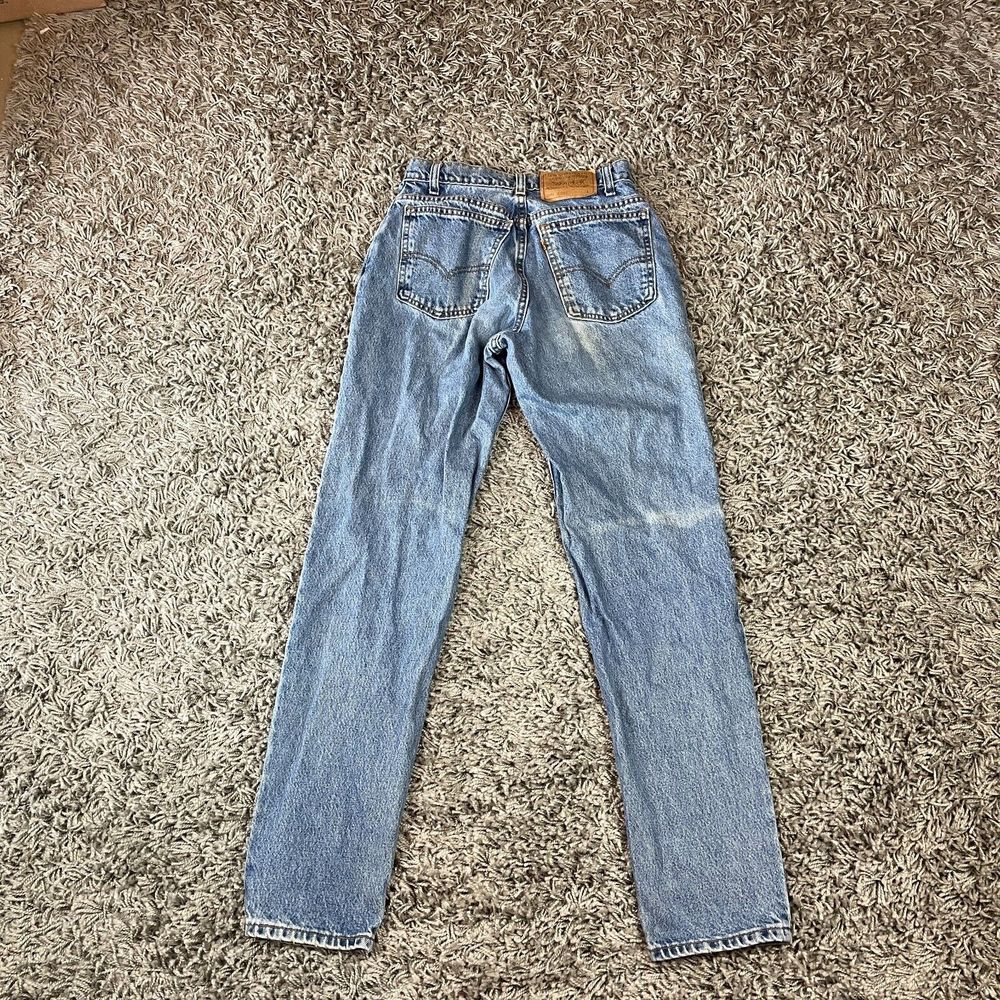 Vintage 90s Levis Jean Womens 8 Regular Orange Tab 950 Relaxed Fit Tapered Leg